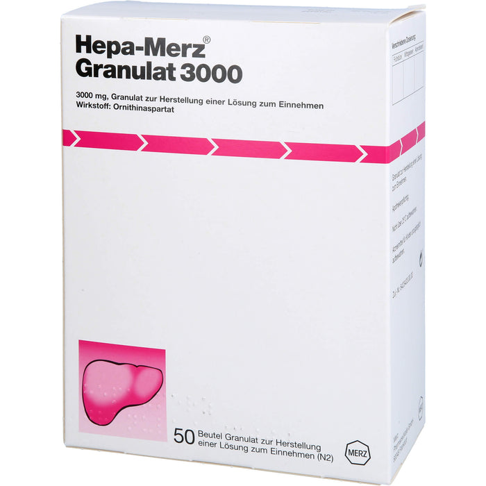 Hepa-Merz Granulat 3000 Lebertherapeutikum, 50 pc Sachets