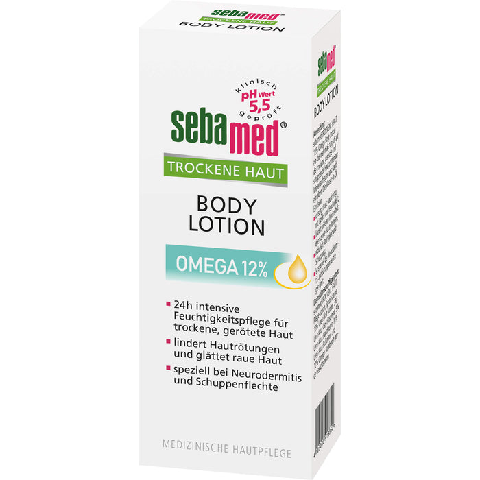 Sebamed Body Lotion für trockene Haut Omega 12%, 200 ml Lotion