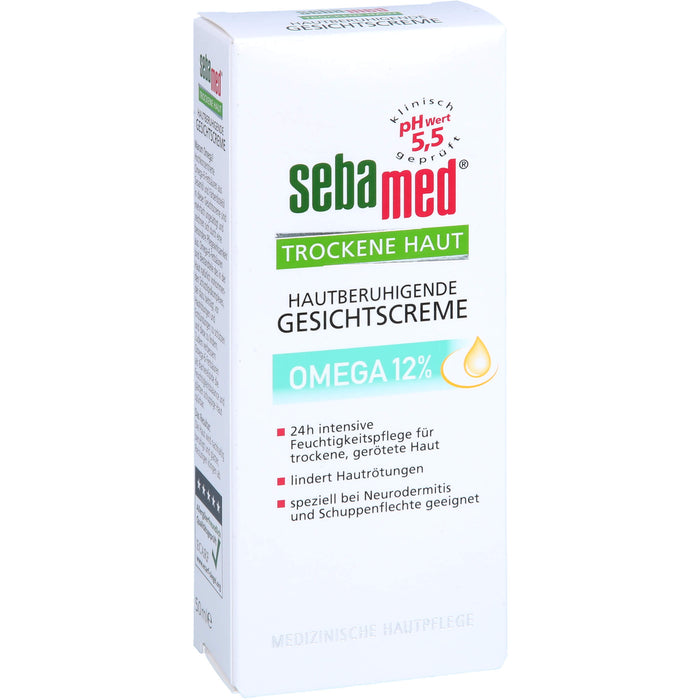 Sebamed für trockene Haut Omega 12% Gesichtscreme, 50 ml Creme