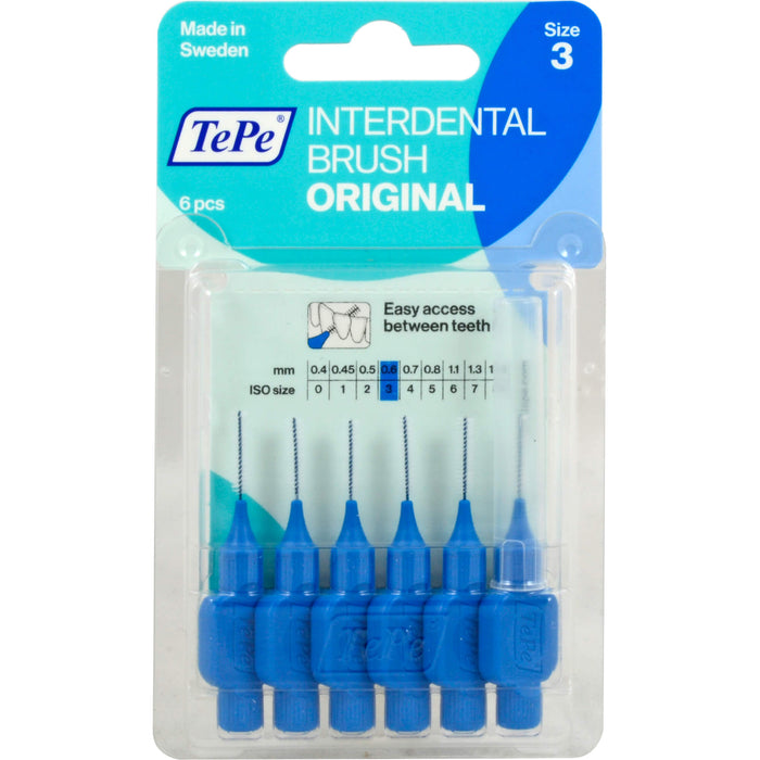 TePe ID Bürste Blau 0,6mm, 5 St. Interdentalbürsten