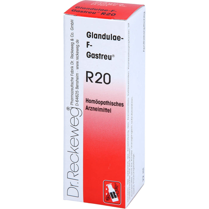 Glandulae-F-Gastreu R20 Tropfen, 22 ml MIS