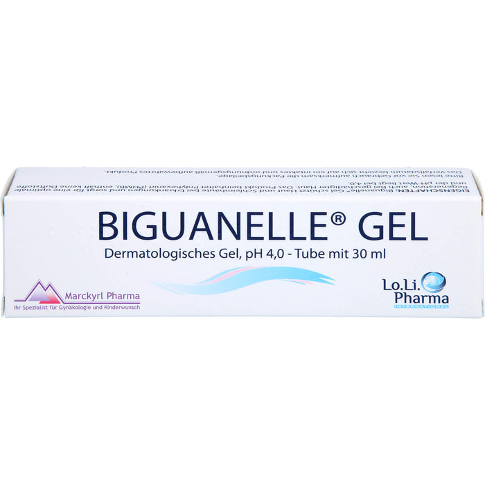 Biguanelle Gel schützt die Haut und die Schleimhaut während einer dermatologischen Infektion, 30 ml Gel