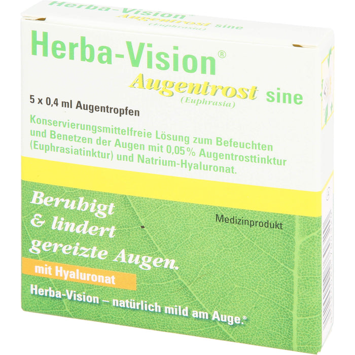 Herba-Vision Augentrost sine (Euphrasia), 5 pc Ampoules