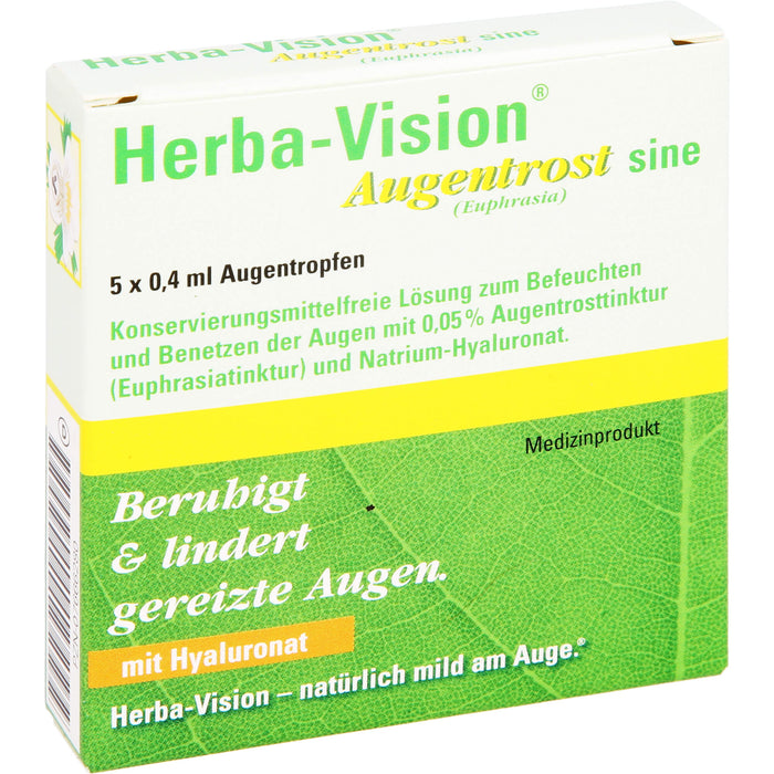 Herba-Vision Augentrost sine (Euphrasia), 5 pcs. Ampoules