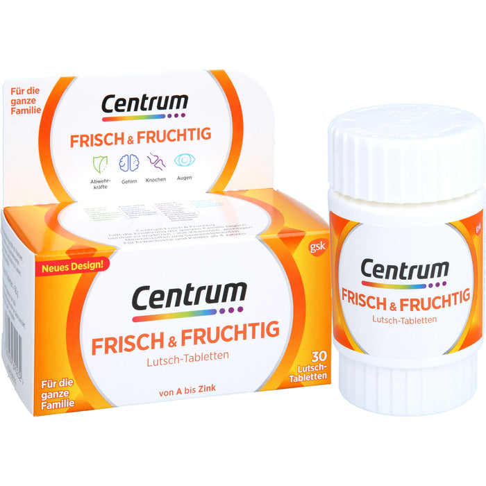 Centrum frisch & fruchtig Tabletten, 30 pc Tablettes