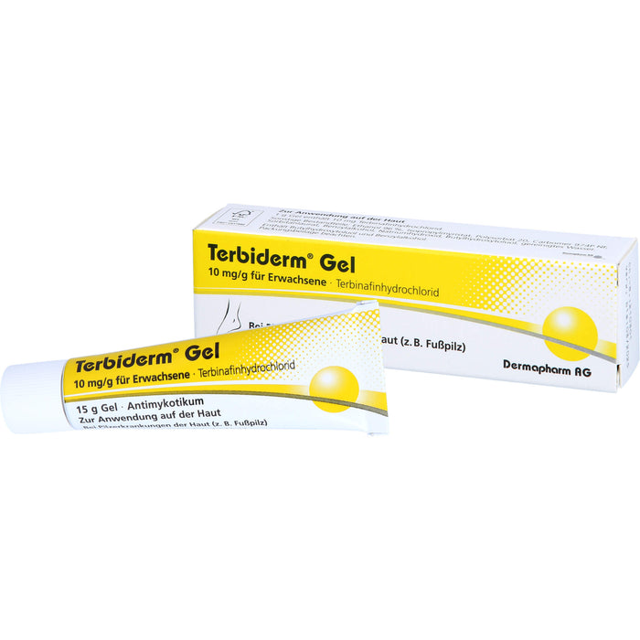 Terbiderm Gel 10 mg/g für Erwachsene bei Pilzinfektionen der Haut, 15 g Gel