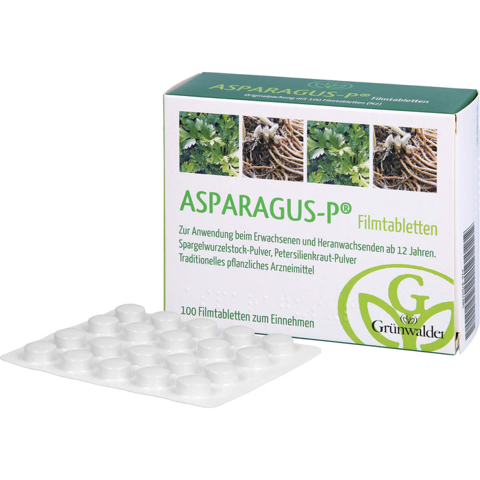 Asparagus P Filmtabletten zur Unterstützung der Nierenfunktion, 100 pc Tablettes