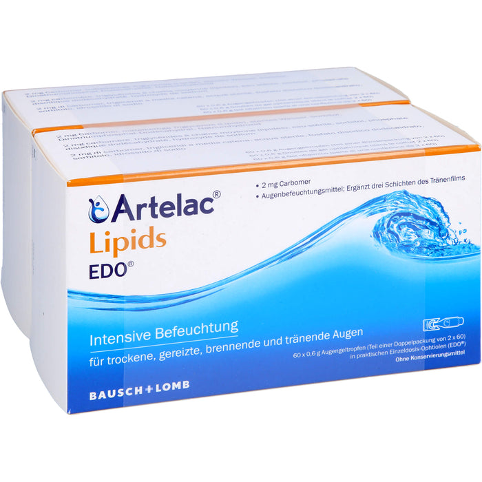 Artelac Lipids EDO, 120 pc Pipettes à dose unique