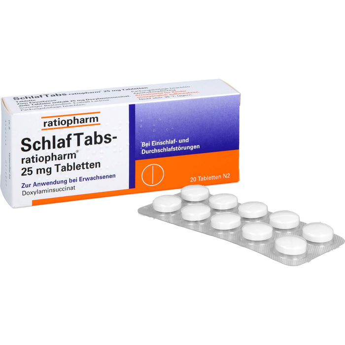 SchlafTabs-ratiopharm, 20 St. Tabletten