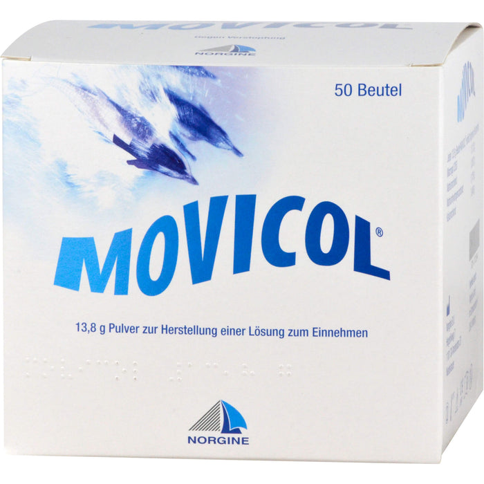 MOVICOL, Pulver zur Herstellung einer Lösung zum Einnehmen gegen Verstopfung, 50 pcs. Sachets