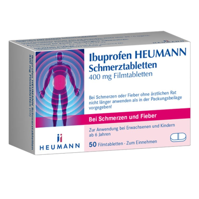 Ibuprofen Heumann Schmerztabletten, 50 pc Tablettes