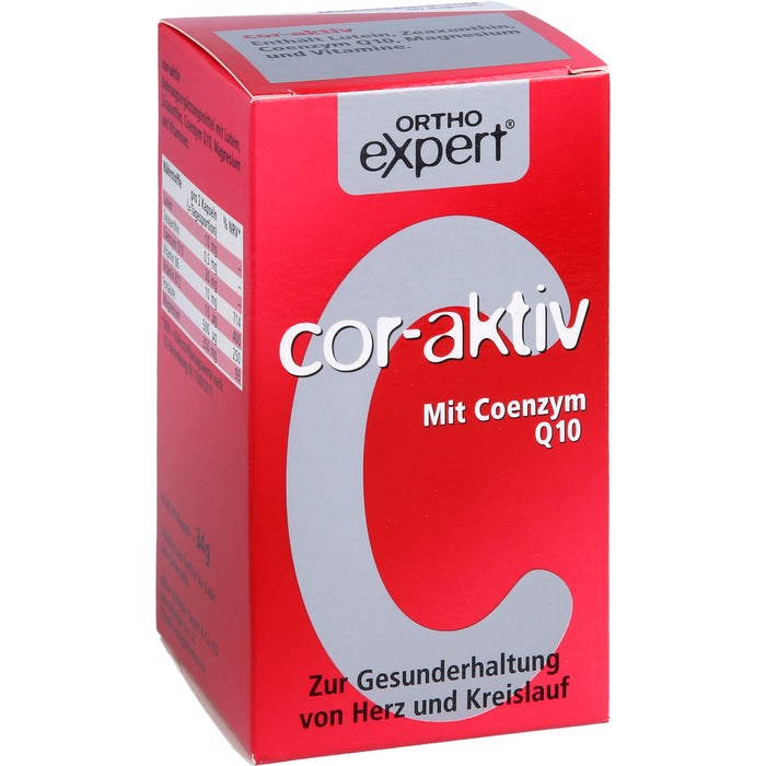 Orthoexpert cor-aktiv Kapseln zur Gesunderhaltung von Herz und Kreislauf, 60 pc Capsules