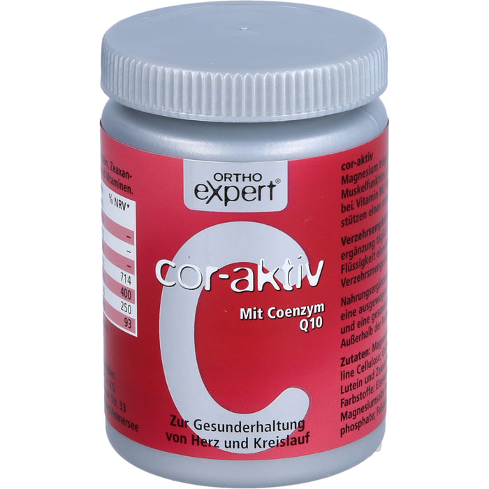 Orthoexpert cor-aktiv Kapseln zur Gesunderhaltung von Herz und Kreislauf, 60 pcs. Capsules