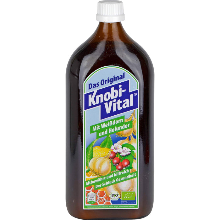 Knobi-Vital Lösung Mit Weißdorn und Holunder, 960 ml Solution