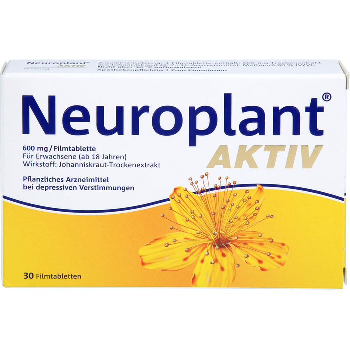 Neuroplant AKTIV Filmtabletten bei depressiven Verstimmungen, 30 pcs. Tablets