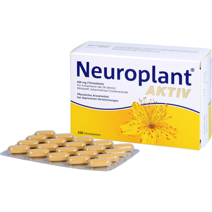 Neuroplant aktiv Filmtabletten bei depressiven Verstimmungen, 100 pcs. Tablets