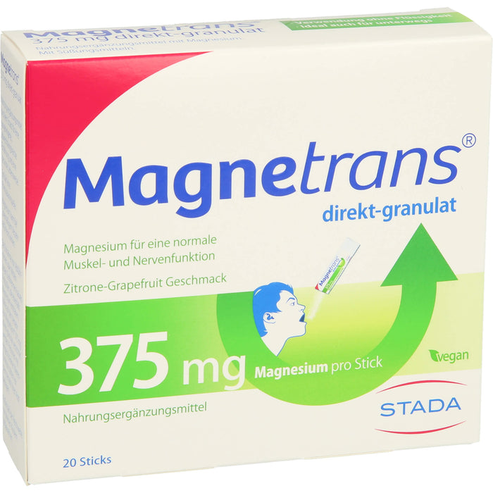 Magnetrans Direktgranulat 375 mg Sticks, 20 pc Sachets