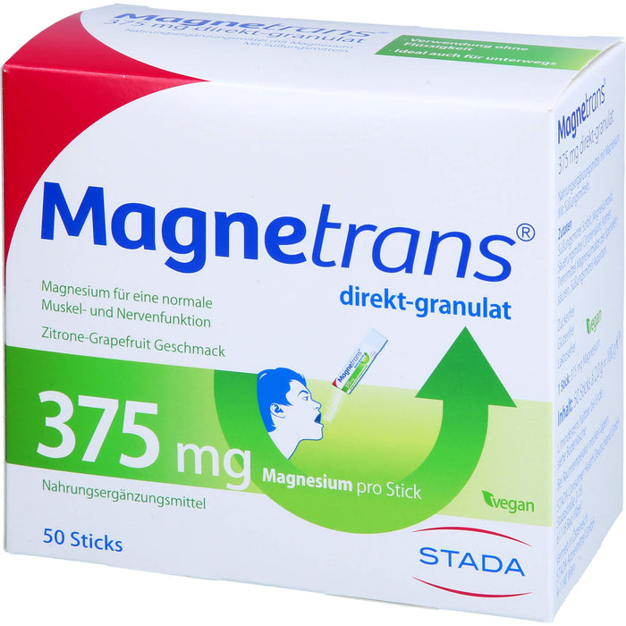 Magnetrans Direktgranulat 375 mg Sticks, 50 St. Beutel