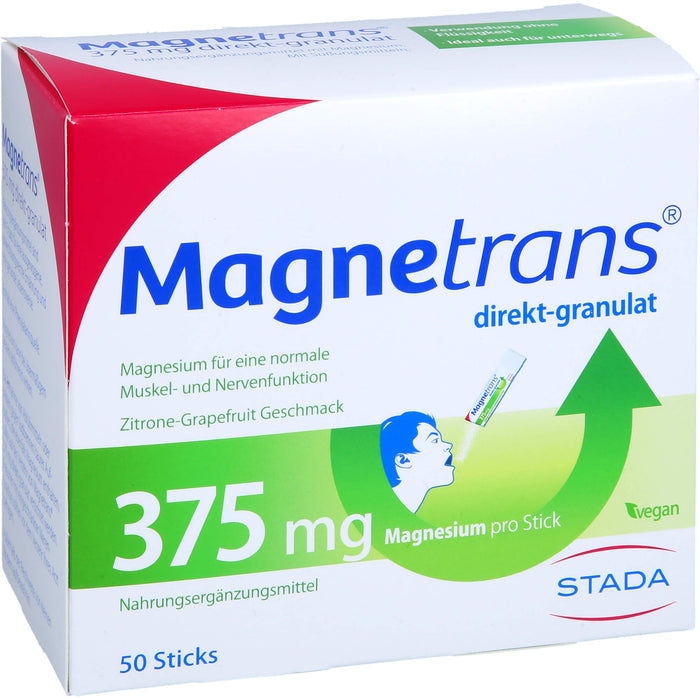 Magnetrans Direktgranulat 375 mg Sticks, 50 pc Sachets