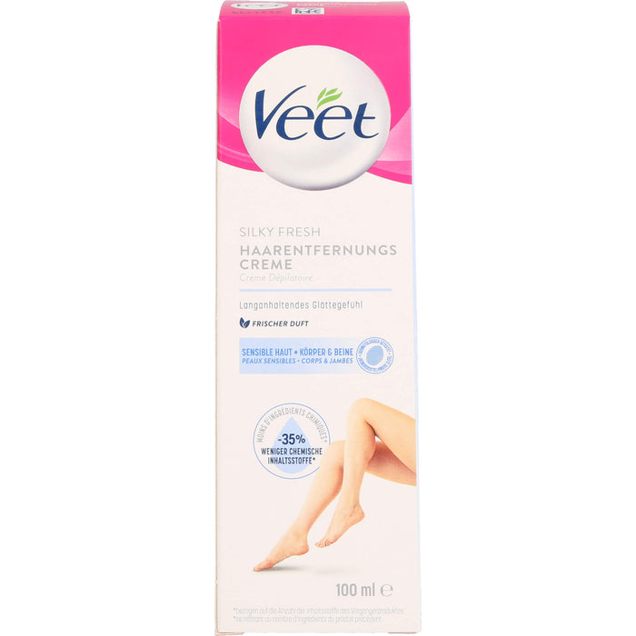 Veet Haarentfernungs-Creme Sensible Haut, 100 ml Crème