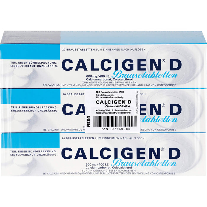 CALCIGEN D Brausetabletten, 120 pc Tablettes