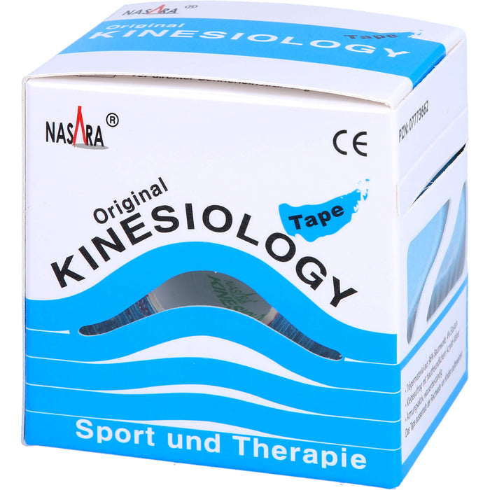 Kinesiologie Tape 5 cm x 5 m blau, 1 pc Pansement