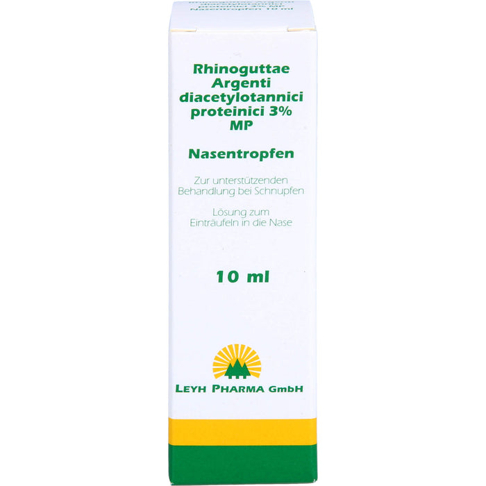 Rhinoguttae Argenti diacetylotannici proteinici 3 % MP Nasentropfen, 10 ml Solution