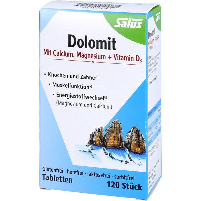 Salus Dolomit Tabletten, 120 pc Tablettes