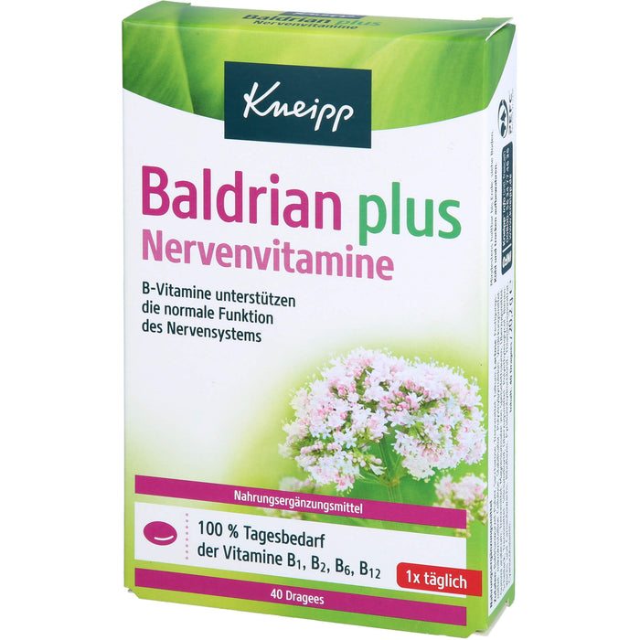 Kneipp Baldrian plus Nervenvitamine, 40 St DRA