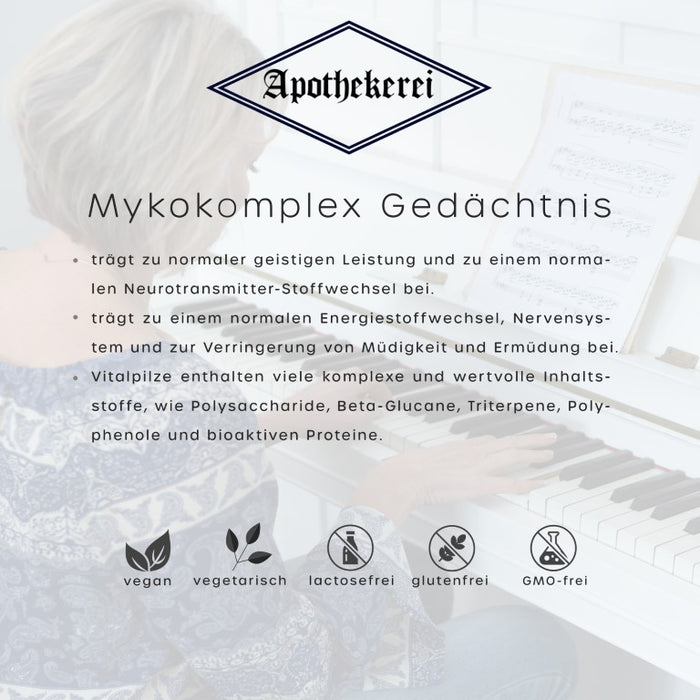 Apothekerei Mykokomplex Gedächtnis, 30 St. Kapseln