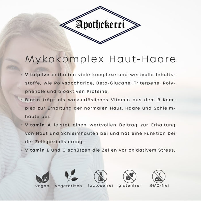 Apothekerei Mykokomplex Haut-Haare, 30 pc Capsules