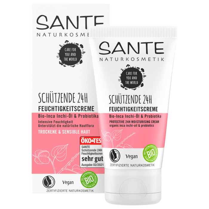 Sante Naturkosmetik 24h Feuchtigkeitscreme, 50 ml Creme