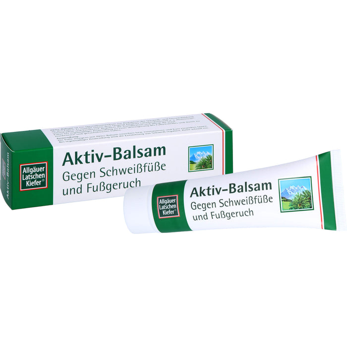 Allgäuer Latschenkiefer Aktiv-Balsam gegen Schweißfüße und Fußgeruch, 50 ml Crème