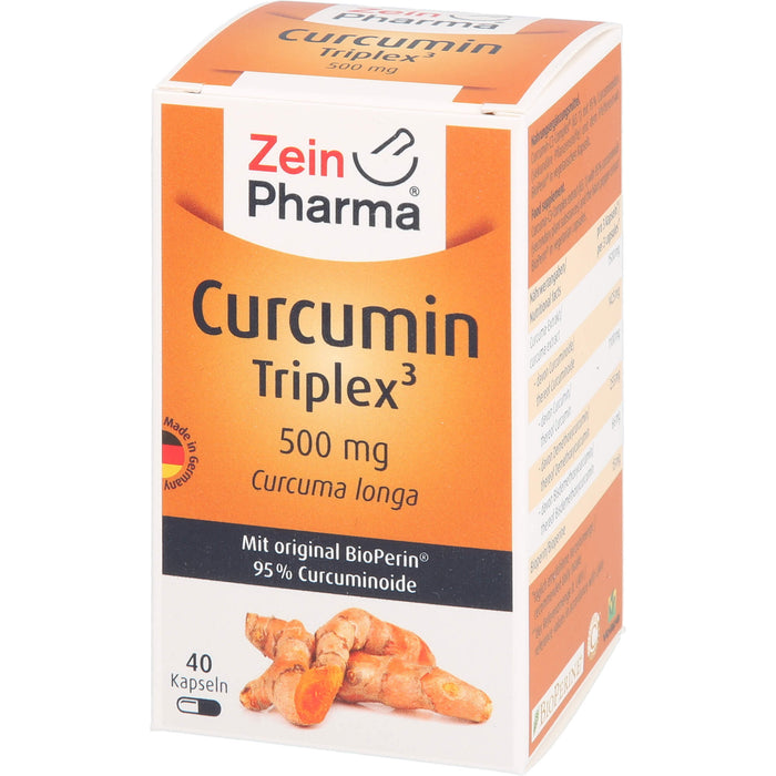 ZeinPharma Curcumin Triplex3 500 mg Kapseln, 40 St. Kapseln