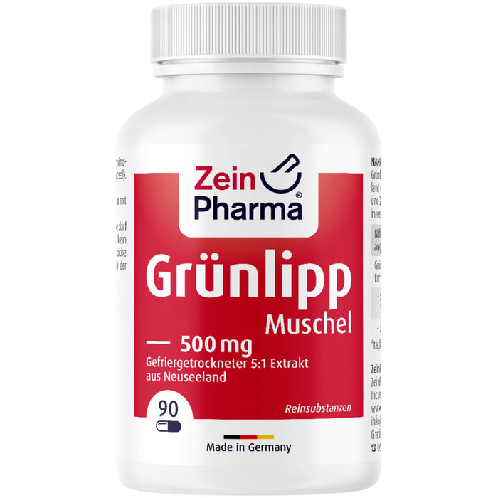 Grünlippmuschel mit 2% GAG u. 27% Omega-3Fettsäure, 90 St KAP