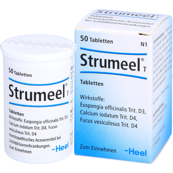 Strumeel T Tabletten bei Schilddrüsenerkrankungen, 50 pc Tablettes