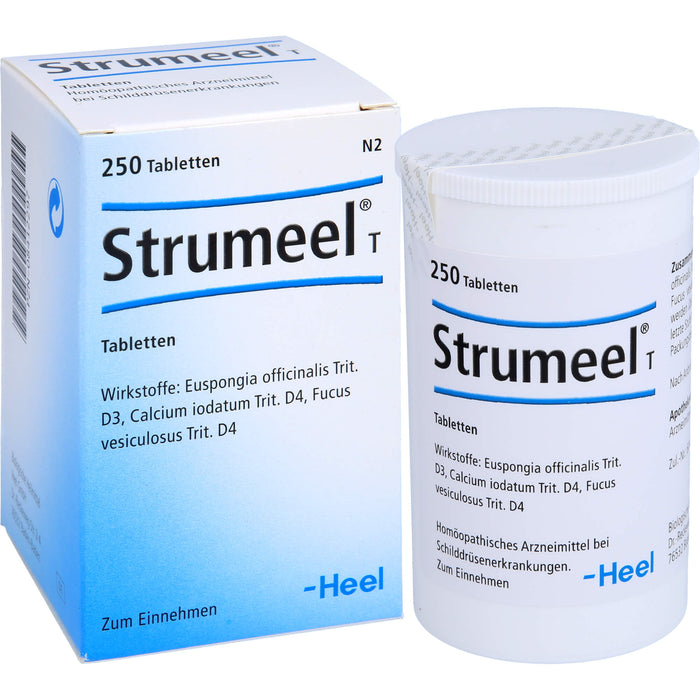 Strumeel T Tabletten bei Schilddrüsenerkrankungen, 250 pcs. Tablets