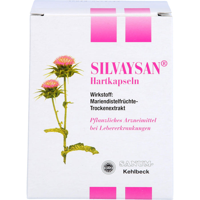 SANUM-KEHLBECK Silvaysan Hartkapseln bei Lebererkrankungen, 100 pc Capsules