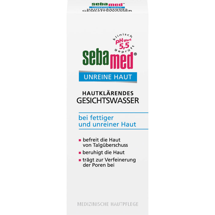 SEBAMED Unreine Haut hautklärendes Gesichtswasser, 200 ml Solution