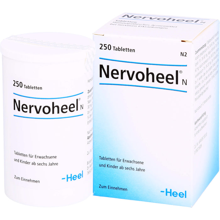 Nervoheel N Tabletten bei nervösen Erkrankungen, 250 pc Tablettes