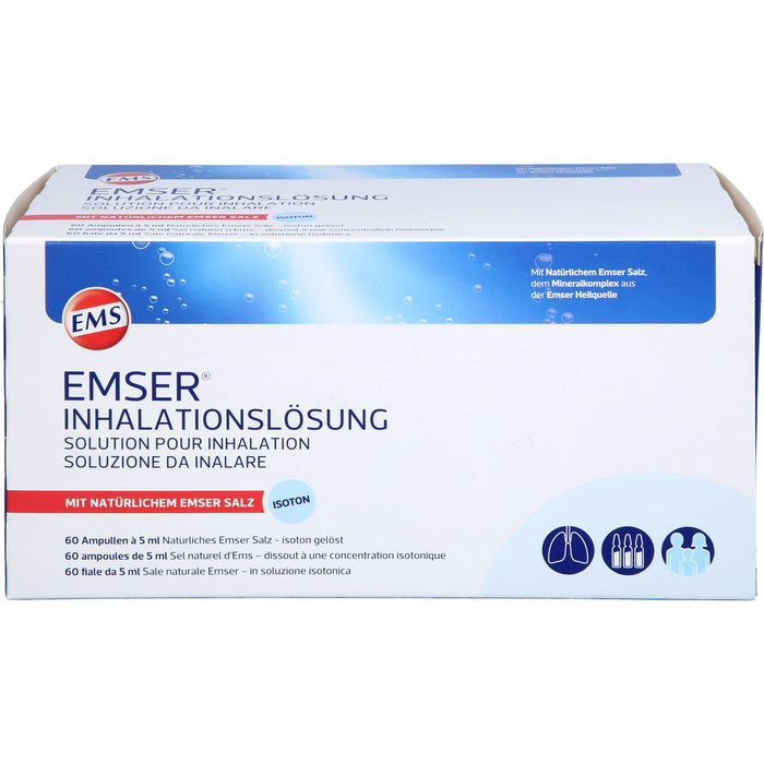 EMSER Inhalationslösung, 60 St. Ampullen