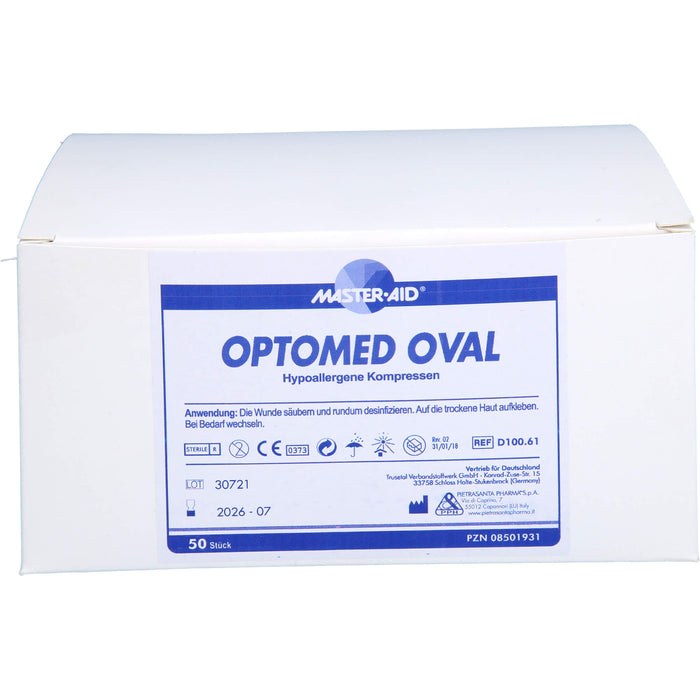 Optomed Wundverband oval, 50 St VER