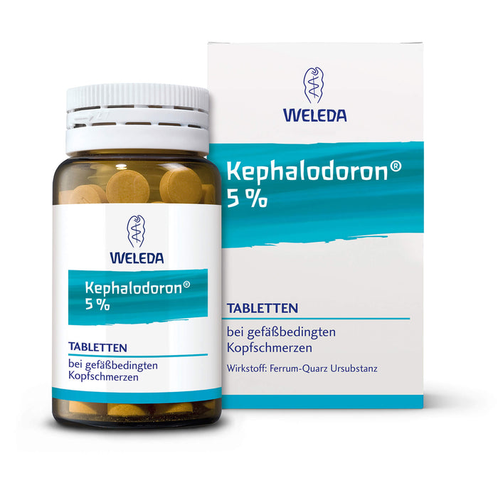 WELEDA Kephalodoron 5% Tabletten bei gefäßbedingten Kopfschmerzen, 100 pcs. Tablets