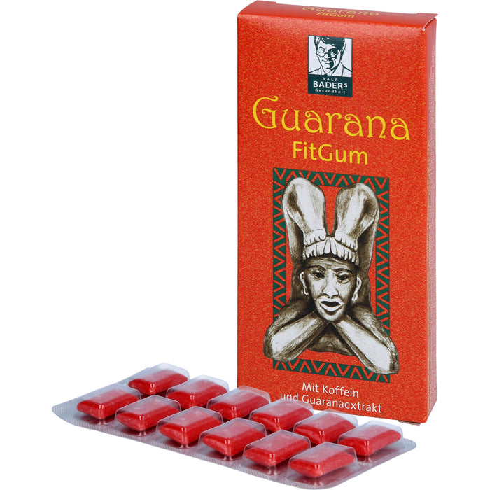 Guarana Fitgum Blister, 12 St. Dragees