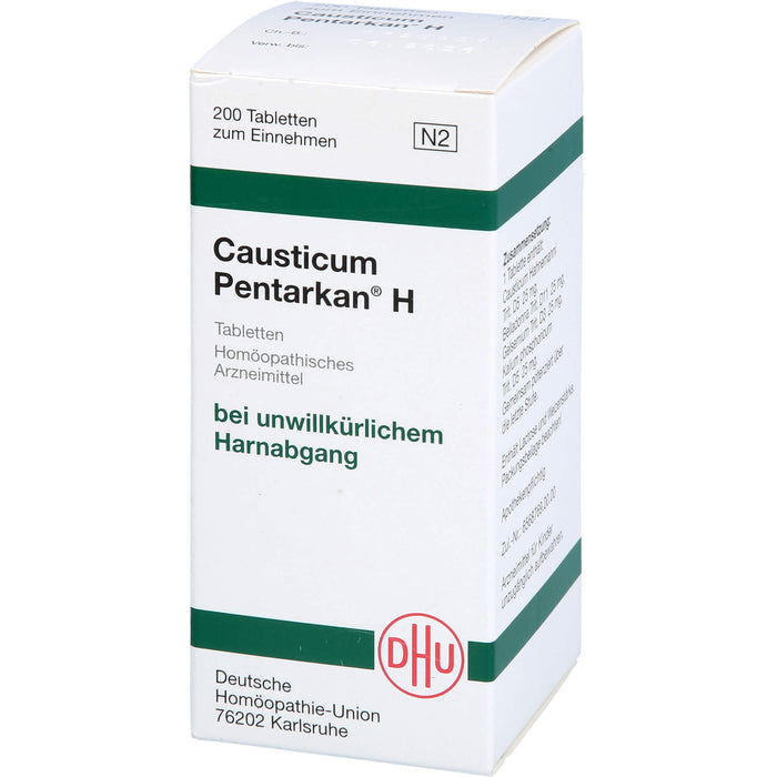 DHU Causticum Pentarkan H Tabletten bei unwillkürlichem Harnabgang, 200 pcs. Tablets