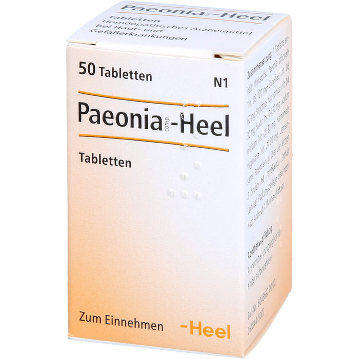 Paeonia Comp. Heel Tabletten, 50 pc Tablettes