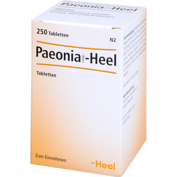 Paeonia comp. Heel Tabletten bei Haut- und Gefäßerkrankungen, 250 pc Tablettes