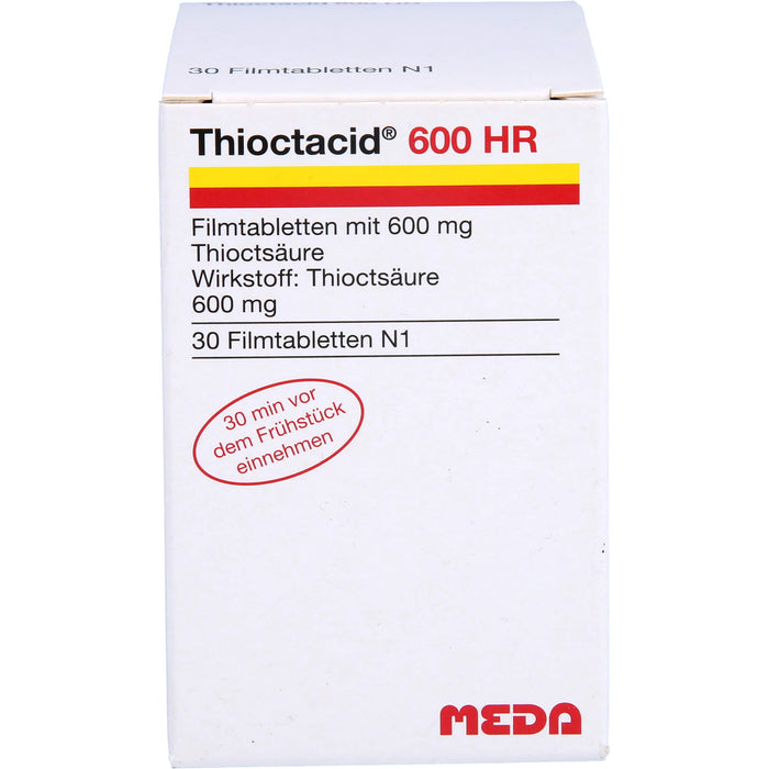 Thioctacid 600 HR Filmtabletten bei diabetischer Polyneuropathie, 30 pcs. Tablets