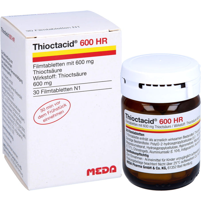 Thioctacid 600 HR Filmtabletten bei diabetischer Polyneuropathie, 30 pc Tablettes