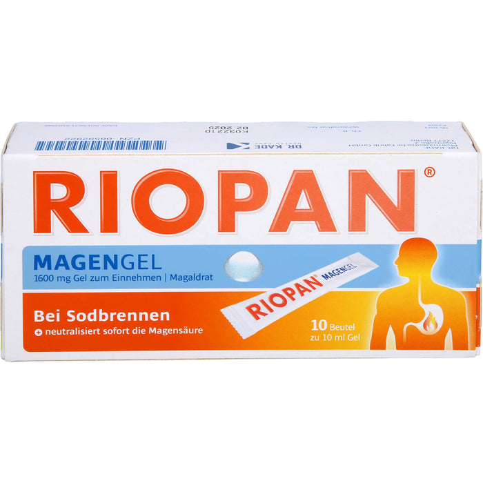 RIOPAN bei Sodbrennen Magengel, 10 pcs. Sachets